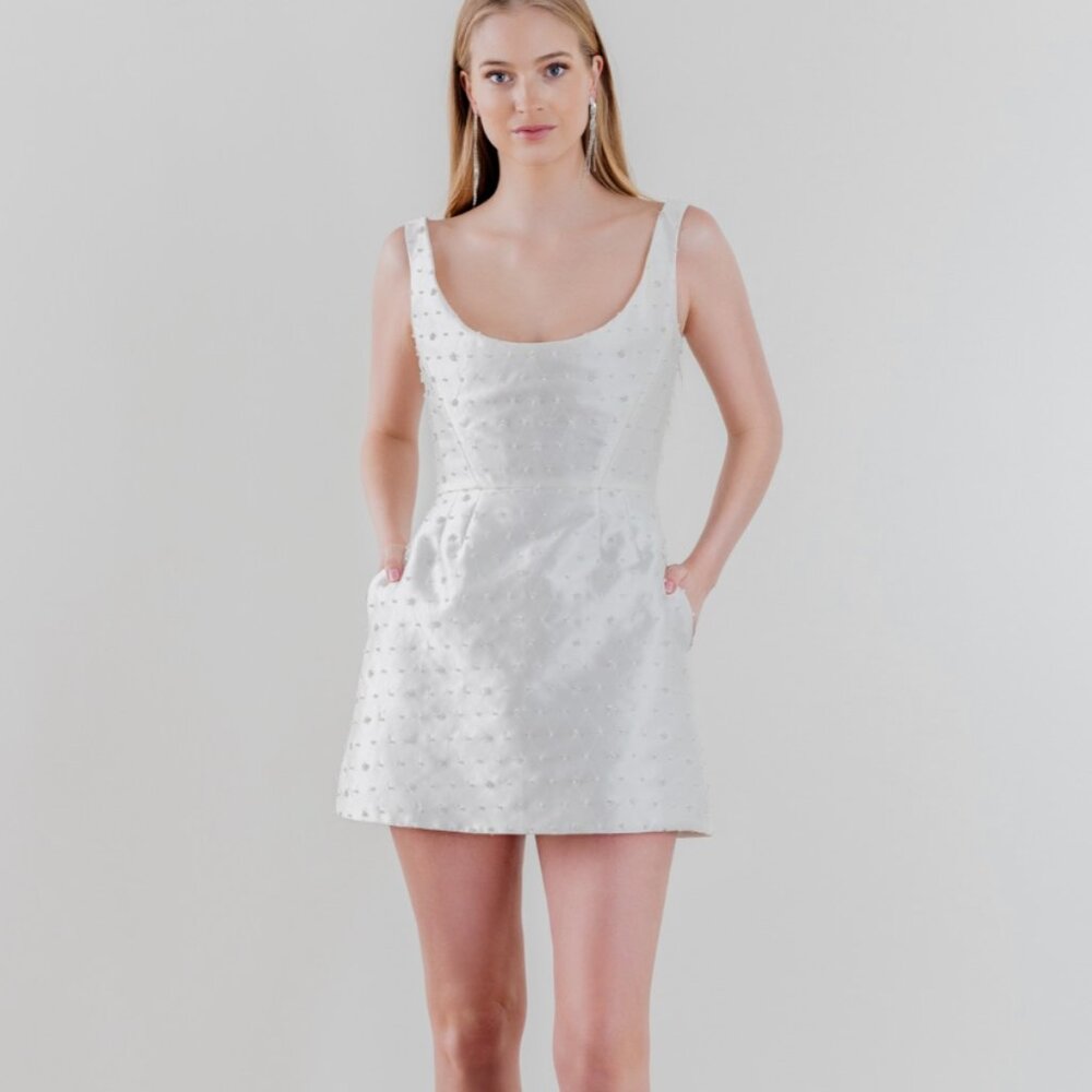 By Watters Obsessed Scoop A Line Mini Dress